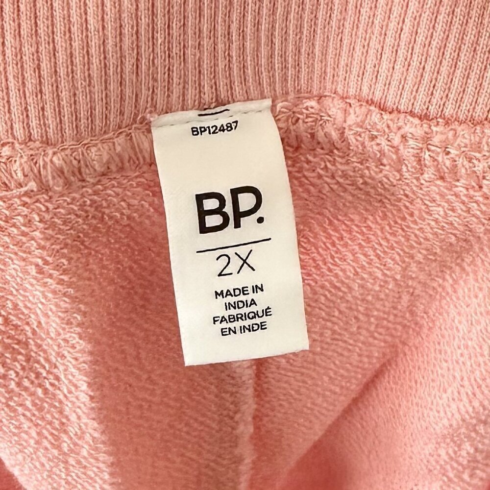 NWT bp Coral Women's Pull-On Organic Loungewear Comfort Shorts - 2X - Picture 2 of 5